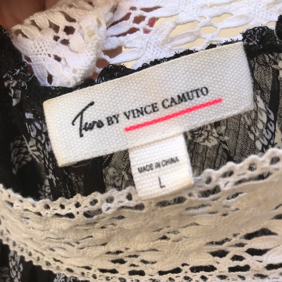 Tura by Vince Camuto, blouse, Size L, Sheer mat’l. - Picture 5 of 5